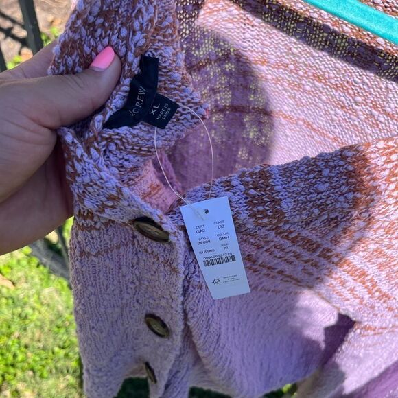 J Crew Reversible Space Dyed Cardigan NWT - Picture 7 of 10